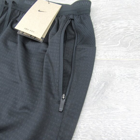 Nike Phenom Knit Running Pants Men's Size Medium Black Dri-Fit NEW - Picture 4 of 14